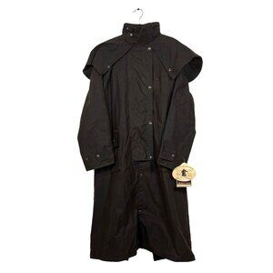 NWT Thomas Cook Long 100% Waxed Cotton Coat Jacket Riding Australia‎ Sz L